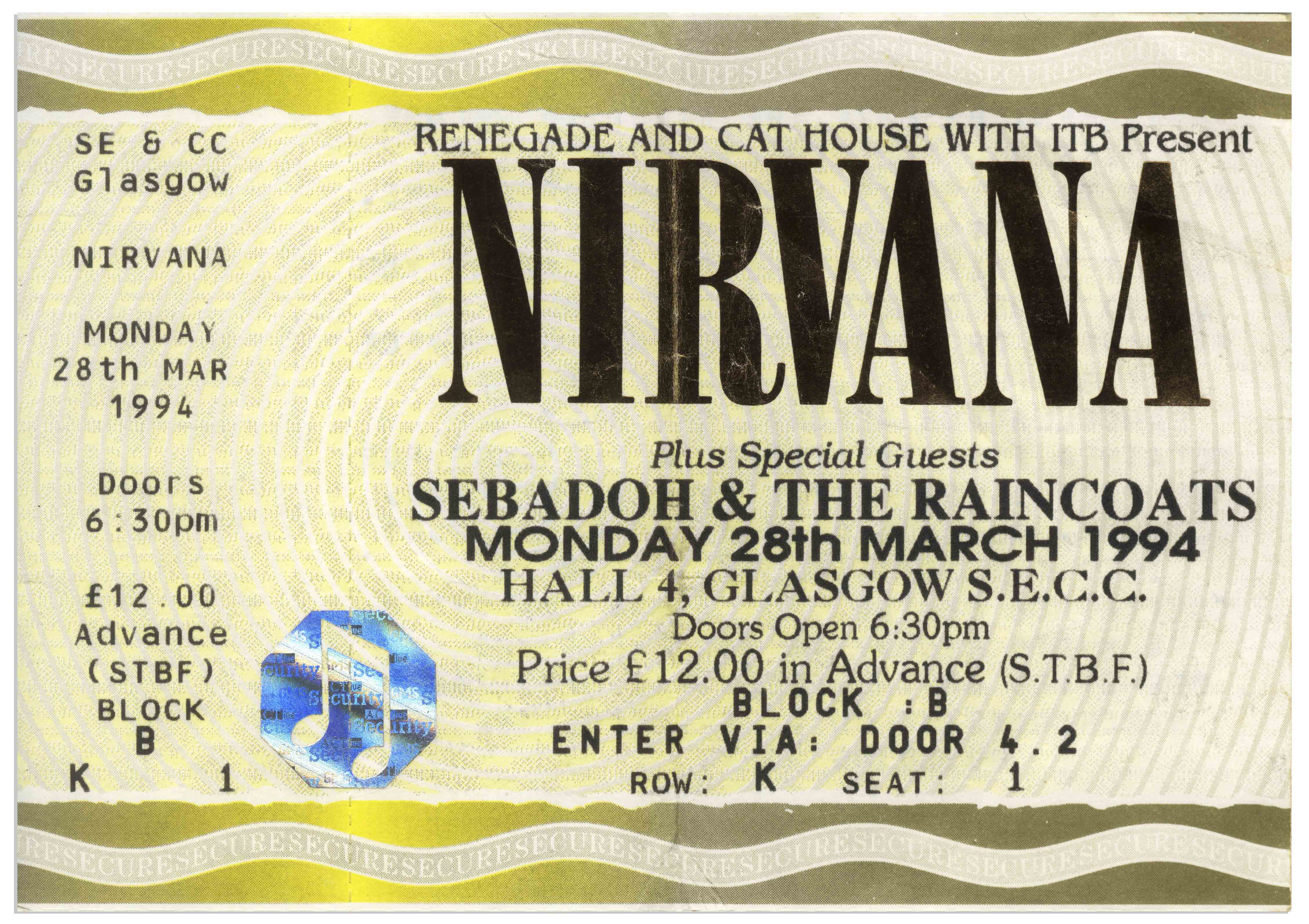 nirvana tour dates 1994